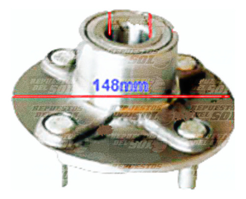 Maza Rueda Trasera Para Samsung Sm3 1.5 Qg15de 2003 2008