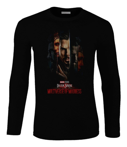 Camiseta Manga Larga Dr Doctor Strange Wanda Maximoff Lbo 