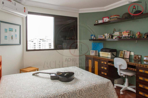 Imagem 20 de 30 de Cobertura Duplex Extraordinária À Venda Com 4 Suítes, 5 Salas, Piscina E Incrível Área Gourmet, 390 M² Por R$ 2.700.000 - Ponta Da Praia - Santos/sp - Co0095
