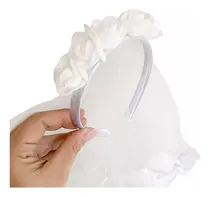 Comprar Tiara Véu Noiva Branca De Festas Fantasias Carnaval