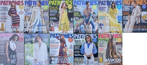 Lote X 11 Revistas Patrones / Moldes Vestidos Talles Grandes