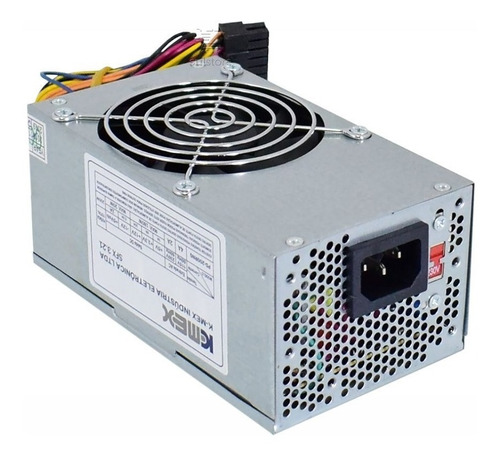 Imagem 3 de 4 de Mini Fonte Tfx Slim Kmex 200w 80mm Com Proteção Pd-200rng