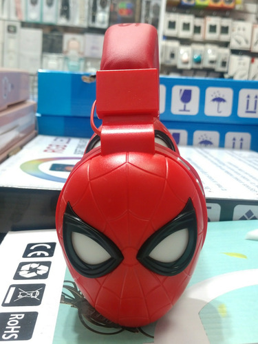 Audífono Bluetooth Spiderman Hombre Araña Infantil Rojo Iza