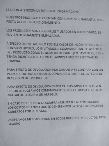 Sensor Map Aveo 1.5l Std 2018-2020 Original Usado (Usado)