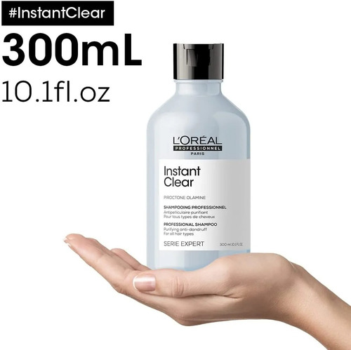 Shampoo Anticaspa Purificante Loreal Instant Clear 300 Ml
