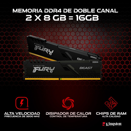 Pc Trabajo Intel Core I5 12400 16g Ram 500 Ssd Completa Wifi