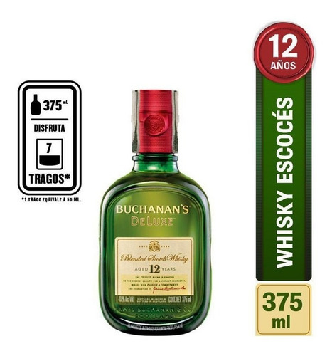 Imagen 1 de 1 de Whisky Buchanans Deluxe 375ml