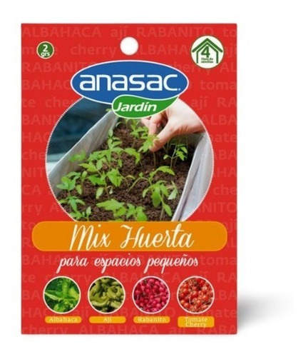 Semillas Mix Huerta 2 Gr Anasac