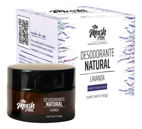 Desodorante Sólido The Mash Store - Lavanda X 60 Gr