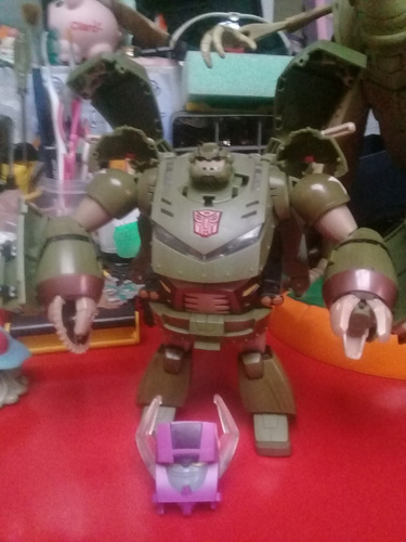 Transformers Animated Bullhead Lider Class Y Head Master