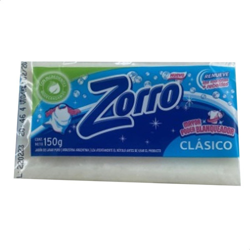 Imagen 2 de 6 de Jabon En Pan Antibacterial Zorro Blanco - Mejor Precio