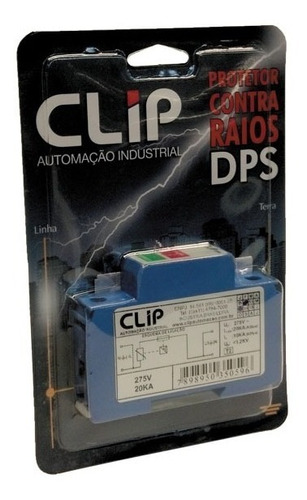 Protetores De Surto Dps 40ka 275v  Bl  Clip