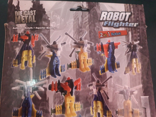 Aviones Transformers 2 En 1 Robot Niños Juguete Regalo