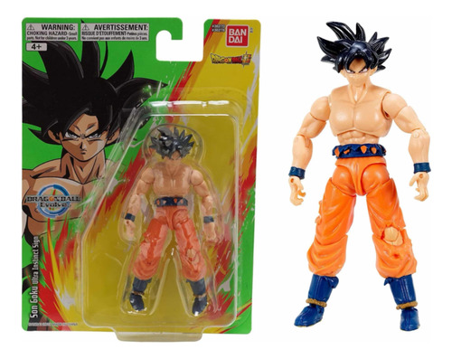 Muñeco Dragon Ball Goku Super Evolve 13 Cm Bandai Original