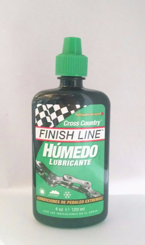 Lubricante Sintetico Finish Line P/ Bicicleta - 120 Ml