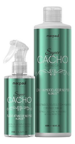 Kit Macpaul Finalização De Cachos No Poo Super Cacho