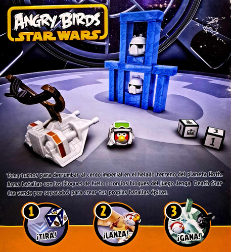 Angry Birds Star Wars Jenga Hoth Juego De Batalla (Usado)