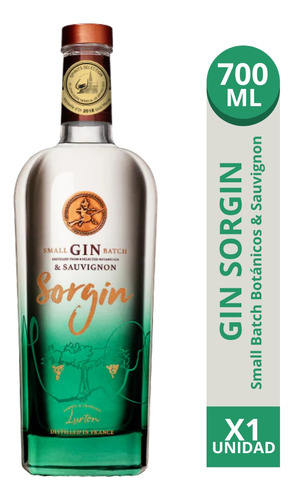 Gin Sorgin Small Batch Botanicos & Sauvignon 1x750cc