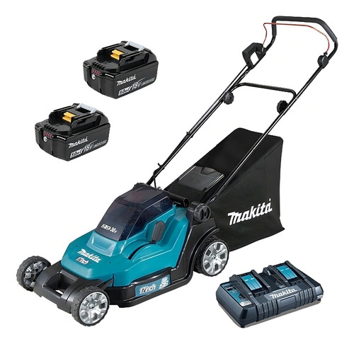 Carregador de poda sem fio de 18v e 2 baterias Makita Dlm432