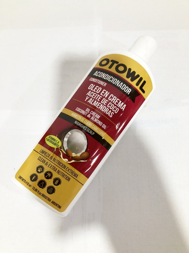 Imagen 3 de 7 de Acondicionador De Coco Y Almendras De Otowil X410ml