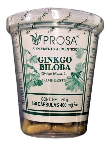 Ginkgo Biloba Ginkgo Prosa 150 Caps Sabor Sin Sabor