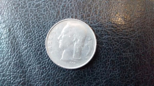 Moneda Belgica 1 Franco 1963 (z427