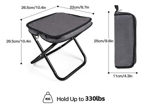 Taburete De Camping Plegable Taburete Plegable Portátil Para