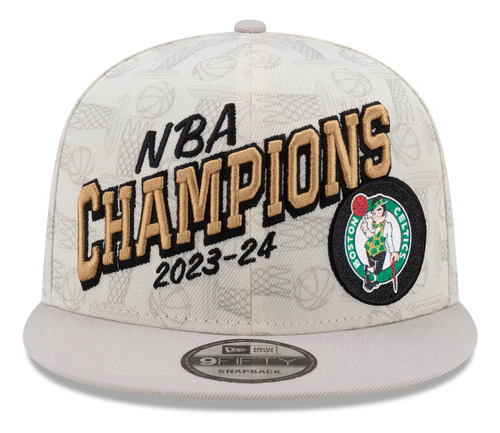 Gorra New Era 9fifty Nba Champions 2024 Beige U Bordado