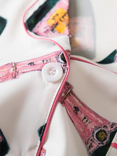 Pijama Para Mujer De Seda Sexy Cómodo Y Elegante Conjunto