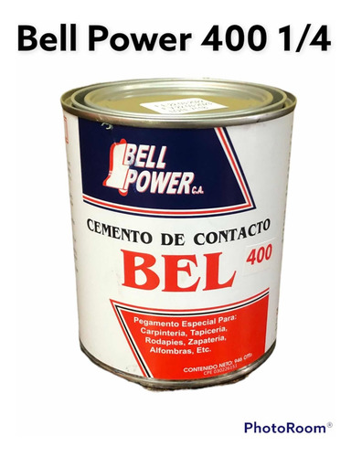 Imagen 1 de 2 de Pega Amarilla Couttenye Contact 40 1/4 Galón Tapicería Zapat
