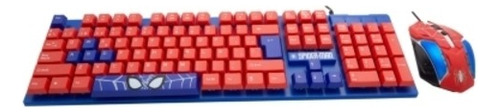 Kit Gamer Spiderman 3 En 1 Teclado/mouse/audifono