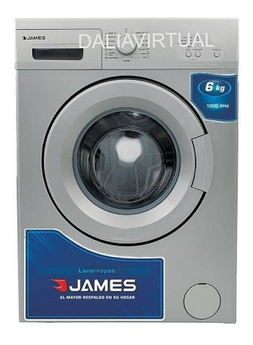 Lavarropas James 6kg Lr1006 Silver Inox Nuevos Gtía James