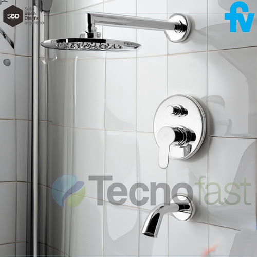 Griferia Duchador Fv Puelo Monocomando 0106/b5 Ducha Baño