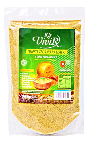 Mix Sabor Queso Vegano Rallado Kit Vivir 200gr - Dw