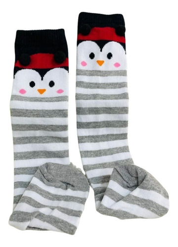 Imagem 3 de 6 de Vestido Infantil Yoyo Menina + Meia Pinguim 23116 B.e.