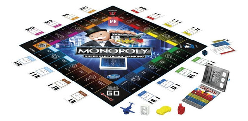 Monopolio Monopoly Banco Electrónico Original Nuevo Español