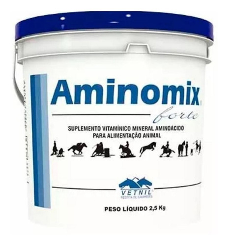 Imagen 1 de 2 de Aminomix Forte Caballos Suplemento Vitaminico 2.5kg