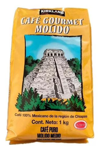 Cafe Gourmet Molido Chiapas Kirkland Signature De 1 Kg