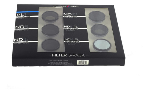 Paquete 6 Filtros Polar Pro 3 Nd + 3 Polarizado Hero 4