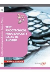 Libro Test Psicotecnicos Para Bancos Y Cajas De Ahorro - ...