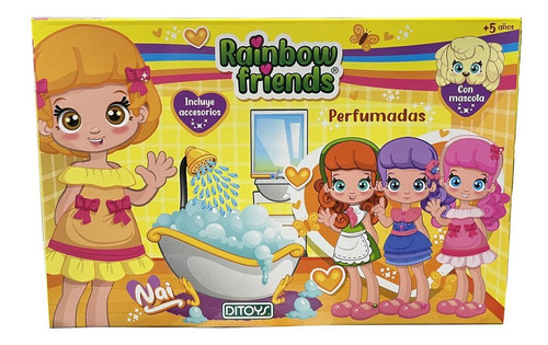 Rainbow Friends Muñeca Perfumada C/accesorios Ditoys Yamanca