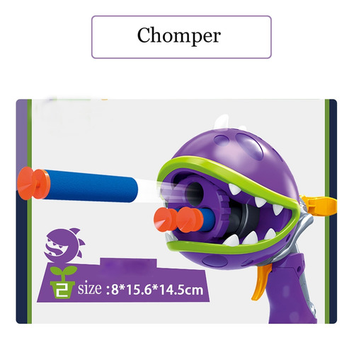 Chomper Shooter Battle Pistola Juego De Disparos De Bala