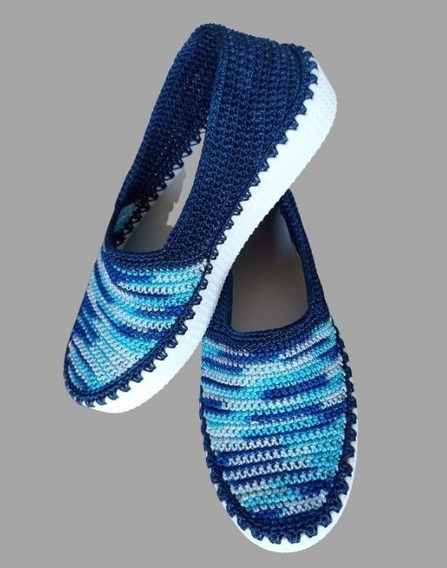 Ocurrir Exactitud mordaz Zapatos Tejidos Crochet Para Dama | MercadoLibre 📦