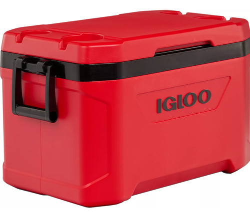 Hielera Portátil Igloo Nevera 49 Lts 52 Qt Con Portavasos Color Rojo