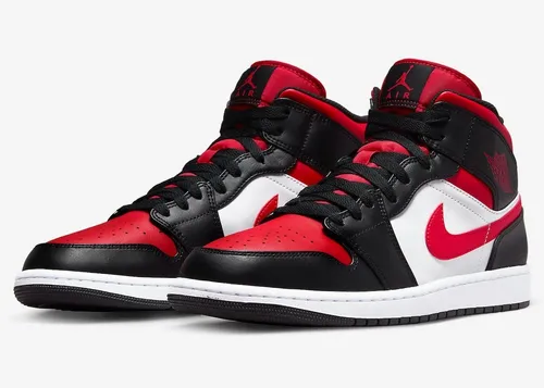 Zapatillas Hombre Nike Jordan 1 Mid Fire Red Originales