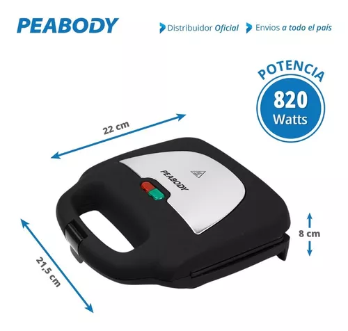 Sandwichera Eléctrica Peabody Capacidad Para 4 Febo - FEBO