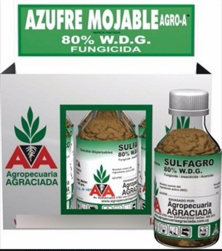Funguicida Azufre Mojable Sulfagro Frasco 100 Cc