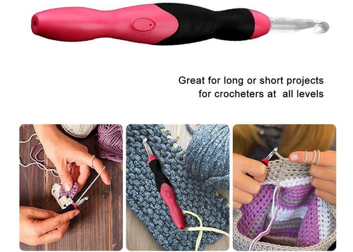 Ganchos De Crochet Set, Kit De 9 piezas De Aluminio Agujas