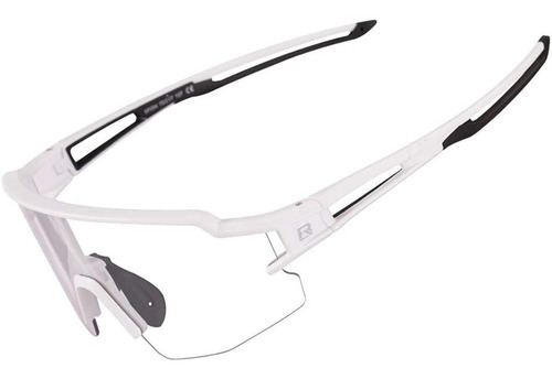 Imagen 2 de 5 de Gafas Ciclismo Mtb Ruta Fotocromáticas Rockbros 10172 Blanca