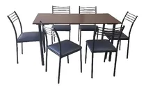 Comprar Juego Comedor Combo Marsella Mesa 1.4 X 0.7 + 6 Sillas Paris Reforzado Caño Pintado Directo Y Garantia De Fabrica Cl